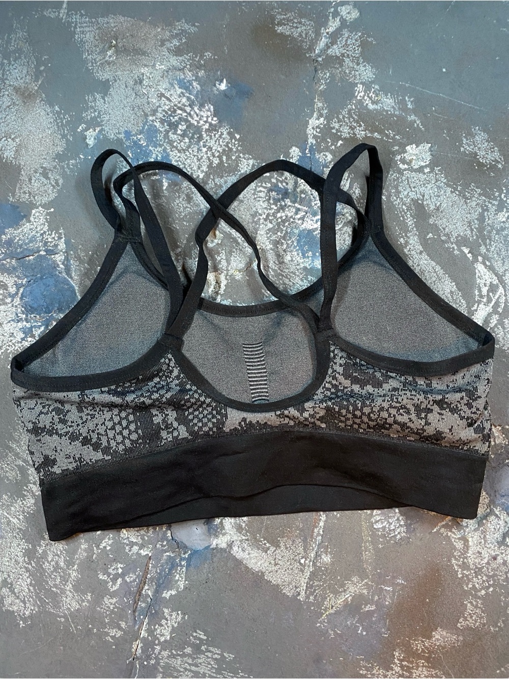 Ryka Snakeskin Animal Print Sports Bra - Picture 2 of 4